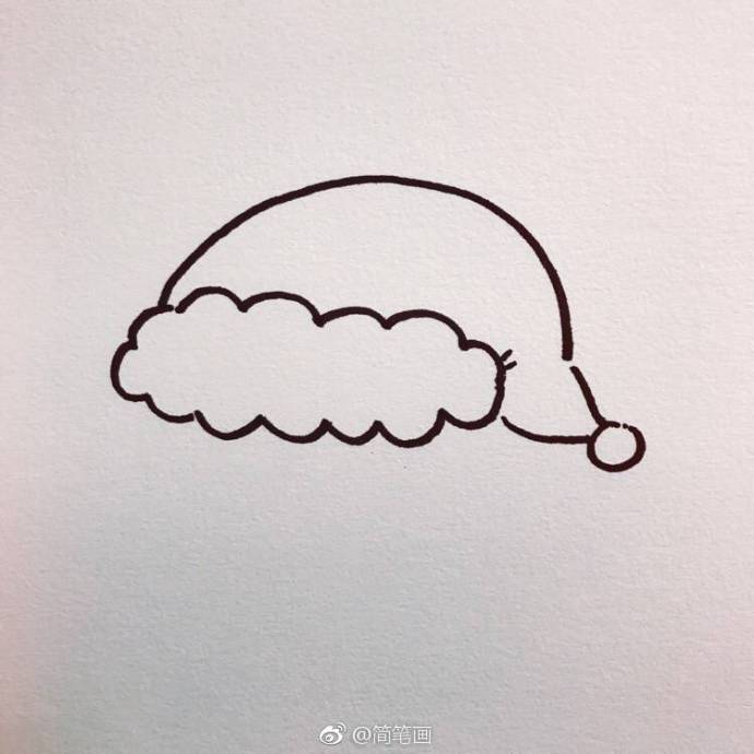 圣诞老人简笔画图片教程 圣诞简笔画