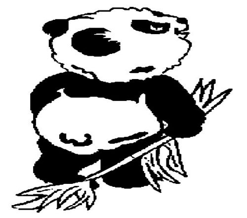 5张熊猫简笔画图片大全 小动物简笔画可爱