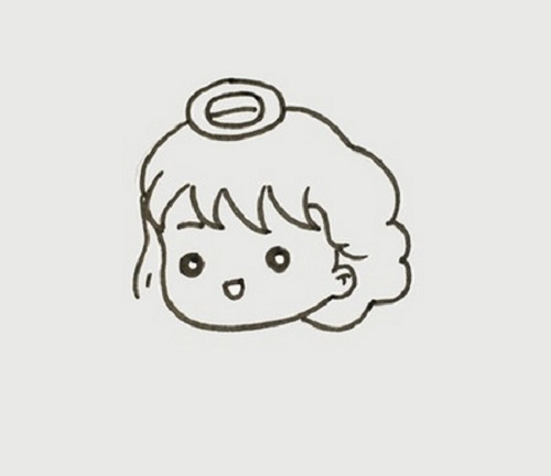 天使简笔画怎么画 天使简笔画少女可爱简单教程