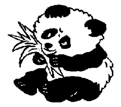 5张熊猫简笔画图片大全 小动物简笔画可爱