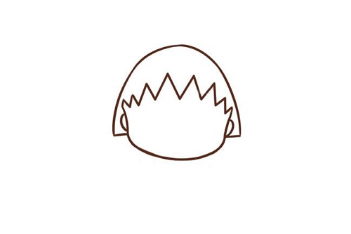 樱桃小丸子简笔画可爱 樱桃小丸子简笔画彩色教程