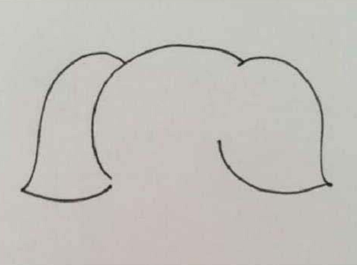 大象简笔画儿童画 大象简笔画侧面步骤教程