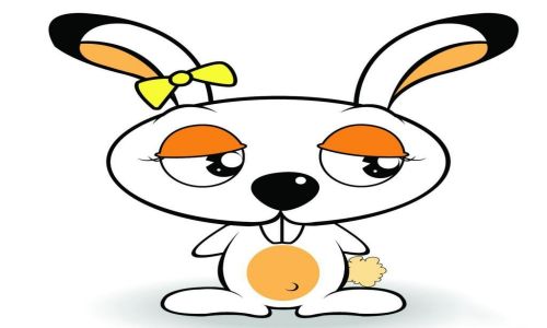 乌龟和兔子简笔画图片大全画法步骤彩色