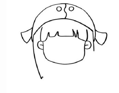 双鱼座简笔画可爱卡通 双鱼座简笔画少女美人鱼