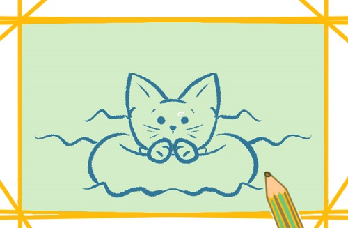 超萌猫咪怎么画 超萌可爱猫咪简笔画图片步骤