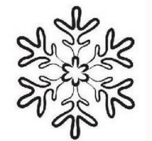 漂亮雪花简笔画图片大全儿童画法步骤