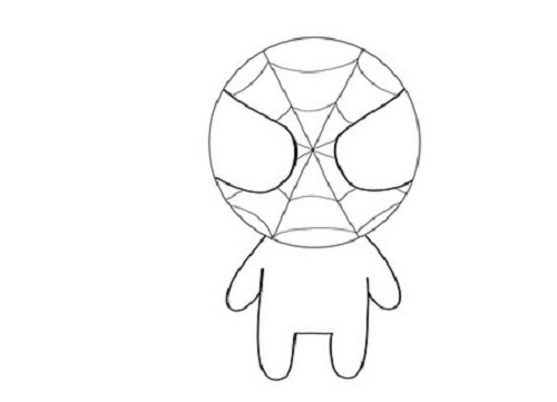 蜘蛛侠卡通简笔画怎么画 卡通蜘蛛侠简笔画教程