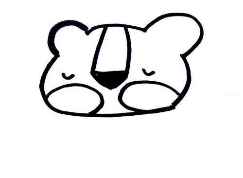 画简单的老虎怎么画 老虎画画图片简单画法带颜色