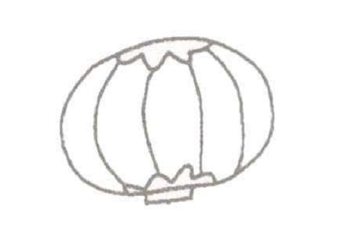 新年灯笼简笔画怎么画 新年灯笼简笔画涂色图片教程
