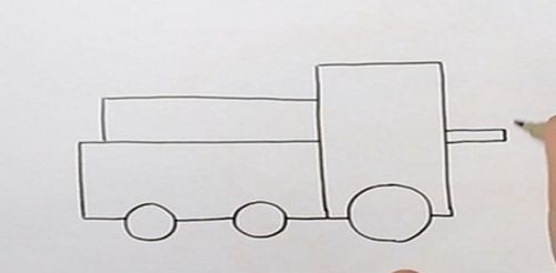 怎么画火车简笔画 幼儿火车简笔画图片步骤