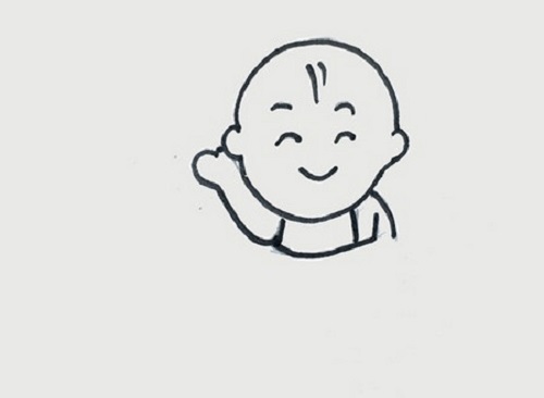 幼儿宝宝简笔画 超萌小宝宝简笔画图片步骤