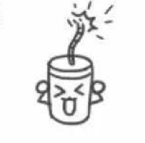 爆竹简笔画彩色 卡通爆竹简笔画简单画法