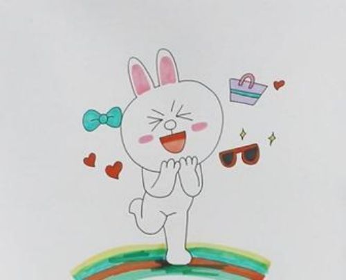 兔子简笔画可爱卡通 可妮兔简笔画怎么画好看