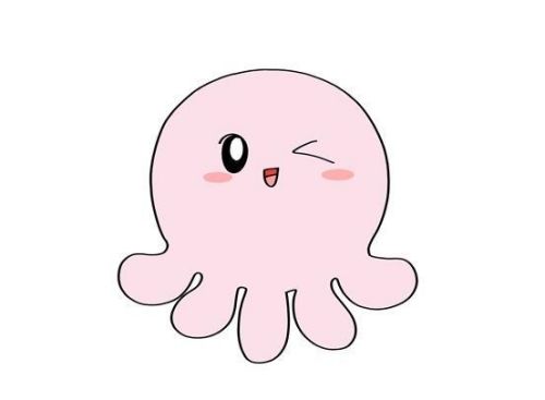 章鱼简笔画彩色漂亮怎么画 章鱼简笔画画法讲解-素描自学网 章鱼简笔画彩色漂亮怎么画 章鱼简笔画画法讲解