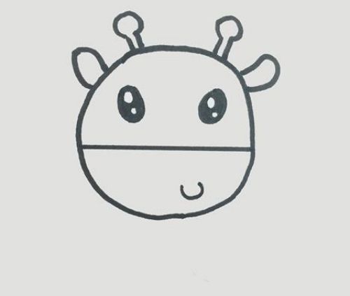 长颈鹿简笔画幼儿园怎么画 长颈鹿简笔画带颜色步骤图-素描自学网 长颈鹿简笔画幼儿园怎么画 长颈鹿简笔画带颜色步骤图