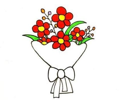 花束简笔画简单又好看 花束简笔画怎么画图片大全