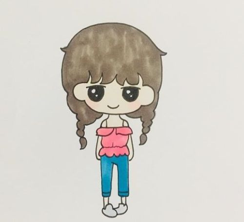 女孩简笔画漂亮可爱 女孩简笔画怎么画卡通简单又漂亮
