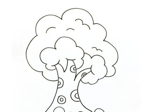 大树简笔画图片大全带颜色 大树简笔画怎么画-素描自学网 大树简笔画图片大全带颜色 大树简笔画怎么画