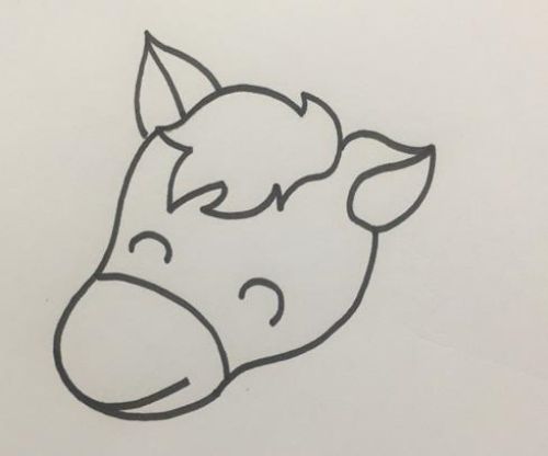 小马简笔画怎么画 小马简笔画图片大全简单可爱-素描自学网 小马简笔画怎么画 小马简笔画图片大全简单可爱