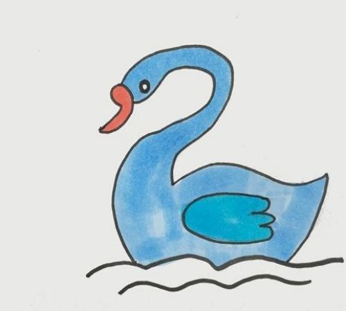 天鹅简笔画图片大全可爱 天鹅简笔画彩色怎么画-素描自学网 天鹅简笔画图片大全可爱 天鹅简笔画彩色怎么画