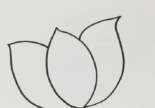 荷花简笔画图片简单画法 荷花简笔画儿童画好看
