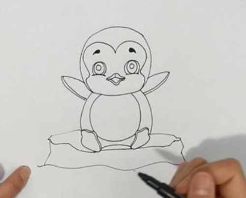 企鹅简笔画怎么画漂亮 企鹅简笔画彩色教程