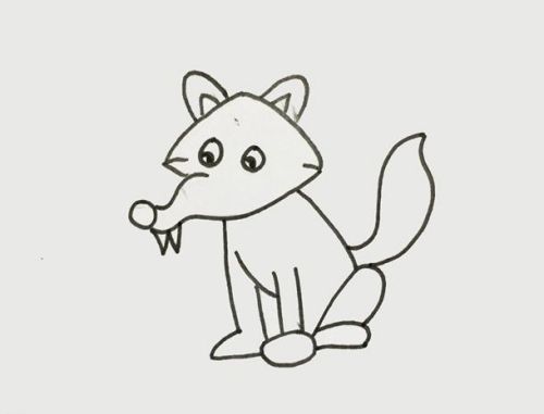 狼简笔画怎么画 霸气狼简笔画怎么画简单-素描自学网 狼简笔画怎么画 霸气狼简笔画怎么画简单