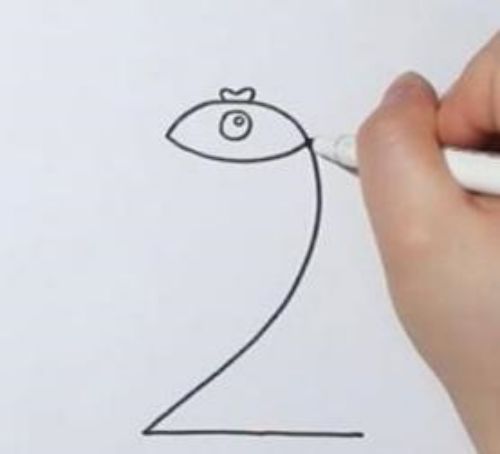 小动物简笔画大全 漂亮小鱼简笔画怎么画