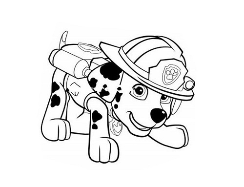 汪汪队简笔画图片大全 汪汪队简笔画毛毛