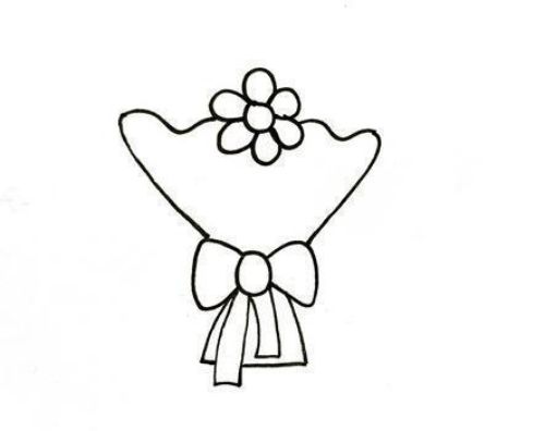 花束简笔画简单又好看 花束简笔画怎么画图片大全
