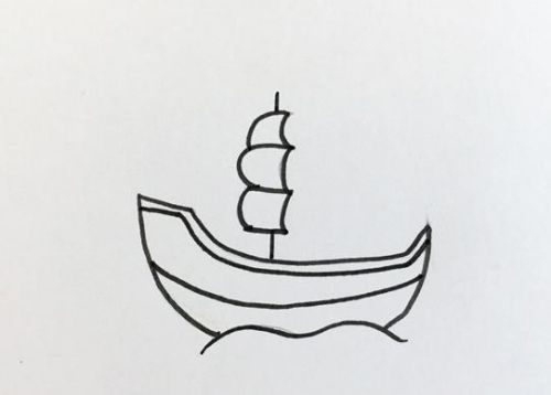 小帆船简笔画怎么画 帆船简笔画带颜色步骤图-素描自学网 小帆船简笔画怎么画 帆船简笔画带颜色步骤图