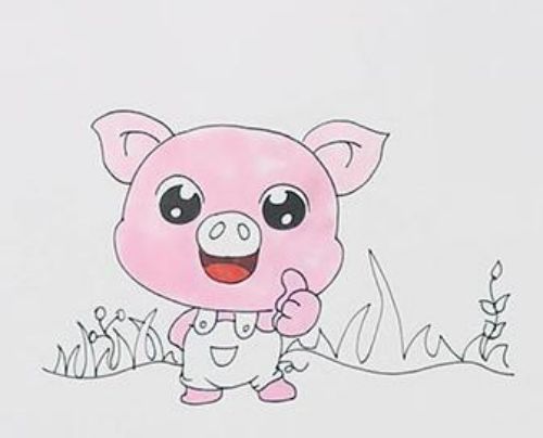 小猪简笔画图片大全可爱 小猪简笔画怎么画