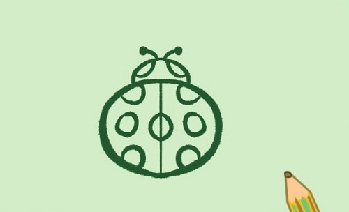 瓢虫简笔画怎么画 瓢虫简笔画简单儿童画步骤图