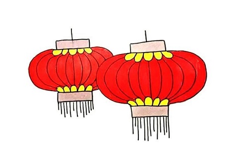 灯笼简笔画儿童画怎么画 灯笼简笔画简单画法教学