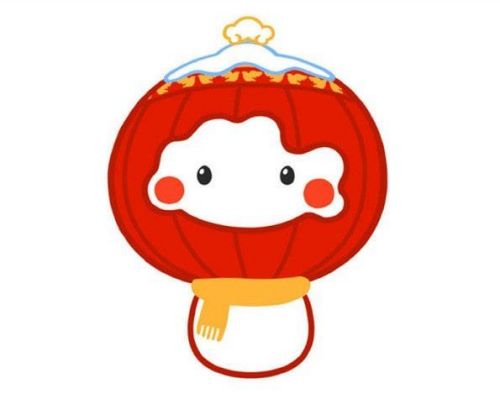 雪容融简笔画一步一步画 雪容融简笔画怎么画步骤图