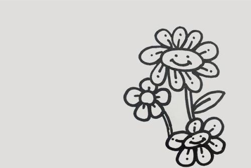 花园简笔画图片大全彩色儿童 花园简笔画简单怎么画