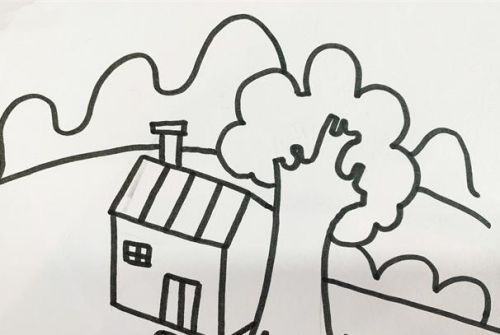 家乡的美景简笔画儿童画图片大全 家乡的美景简笔画怎么画