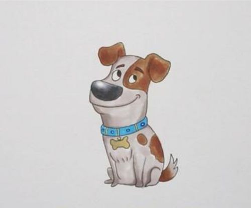 小狗简笔画图片大全可爱 小狗简笔画怎么画