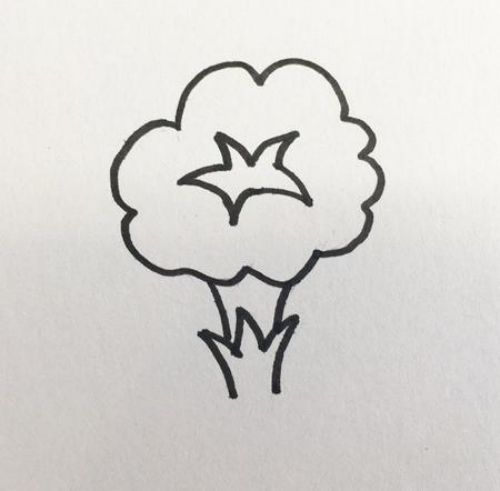 牵牛花简笔画简单又漂亮 牵牛花简笔画彩色怎么画