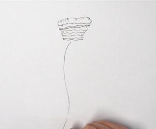 婚纱裙简笔画彩色漂亮图片 婚纱简笔画怎么画画法