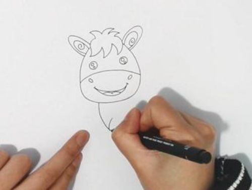 斑马简笔画彩色漂亮图片 斑马简笔画画法讲解