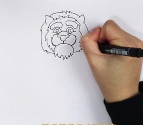 狮子简笔画简单可爱 狮子简笔画儿童步骤教程