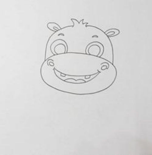 河马简笔画怎么画 河马简笔画图片彩色画法