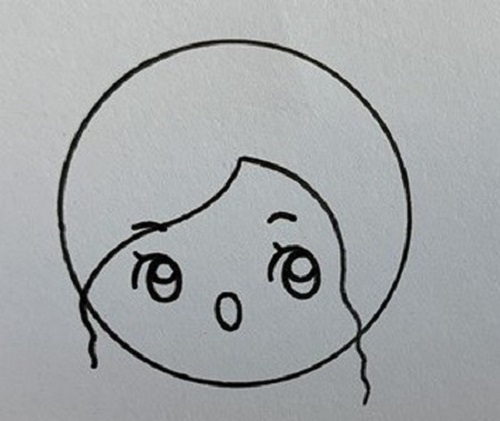 唱歌女孩简笔画简单漂亮 唱歌女孩简笔画彩色画法