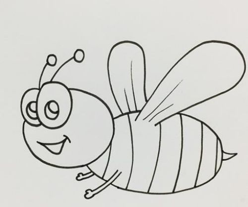 蜜蜂简笔画怎么画画法教程 蜜蜂简笔画好看简单-素描自学网 蜜蜂简笔画怎么画画法教程 蜜蜂简笔画好看简单