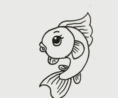 小鱼简笔画儿童简笔画 小鱼简笔画可爱卡通画法-素描自学网 小鱼简笔画儿童简笔画 小鱼简笔画可爱卡通画法
