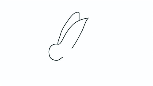 兔子简笔画幼儿园画法教程 兔子简笔画好看简单