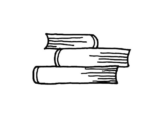 书本简笔画图片大全简单 书本简笔画立体打开儿童画