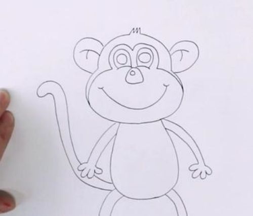 猴子通简笔画怎么画 猴子简笔画超详细教程