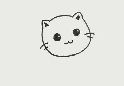 小猫简笔画怎么画 小猫简笔画带颜色步骤图